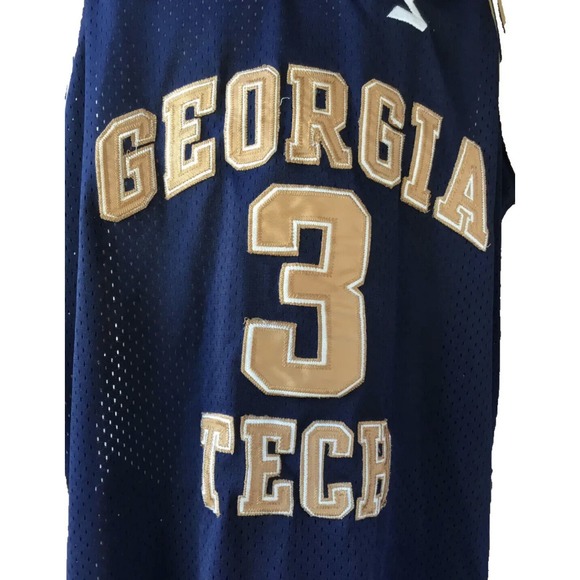 Strarbury Georgia Tech Stephon Marbury Stitched Jersey Size Large - Picture 6 of 7